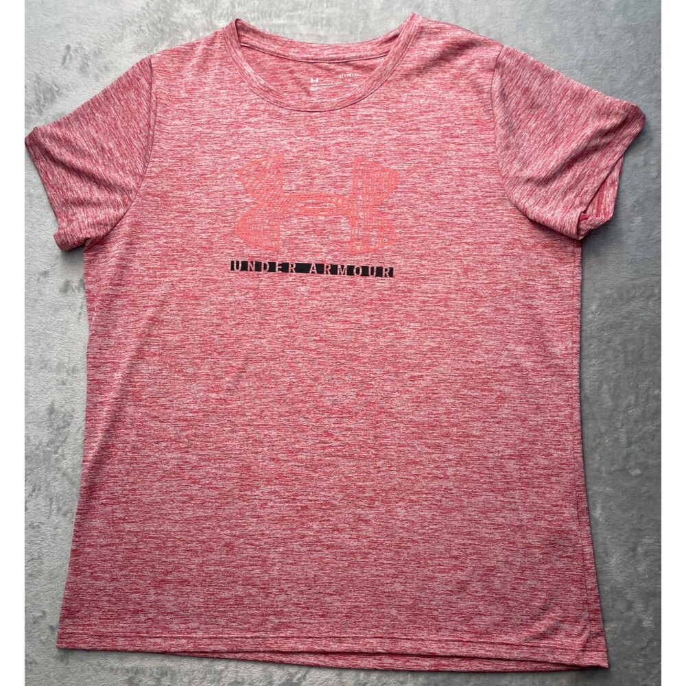 Red Under Armour Shirt Size XL Heat Gear